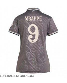 Günstige Real Madrid Kylian Mbappe #9 3rd trikot Damen 2024-25 Kurzarm